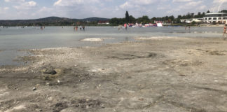 REKORDALACSONY A VELENCEI-TÓ VÍZÁLLÁSA 2022.08.02. Rekord alacsony a Velencei to