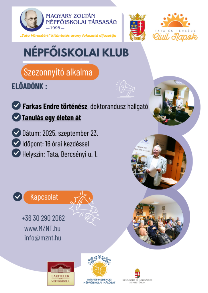 Nepfoiskola Klub nyito plakat